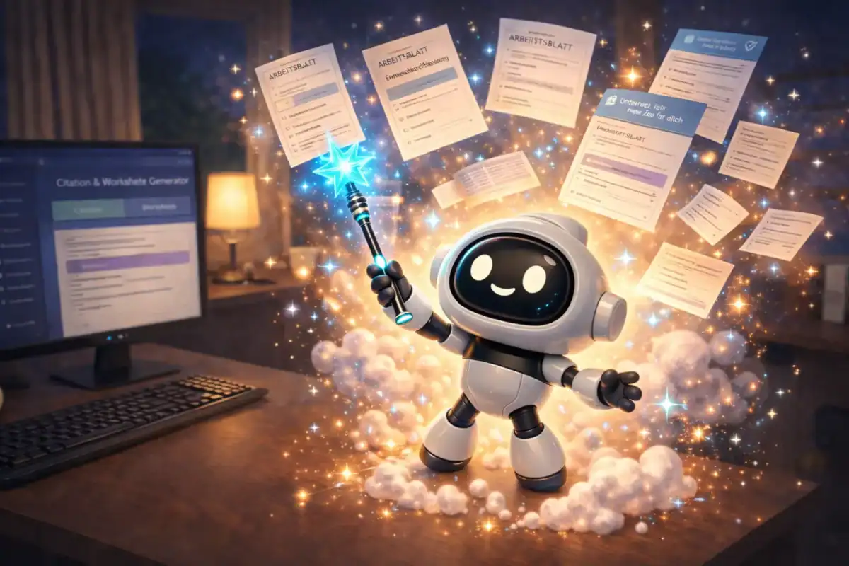 Unterricht vorbereiten mit KI – automatisierte Erstellung von Arbeitsblättern und Materialien für Lehrer